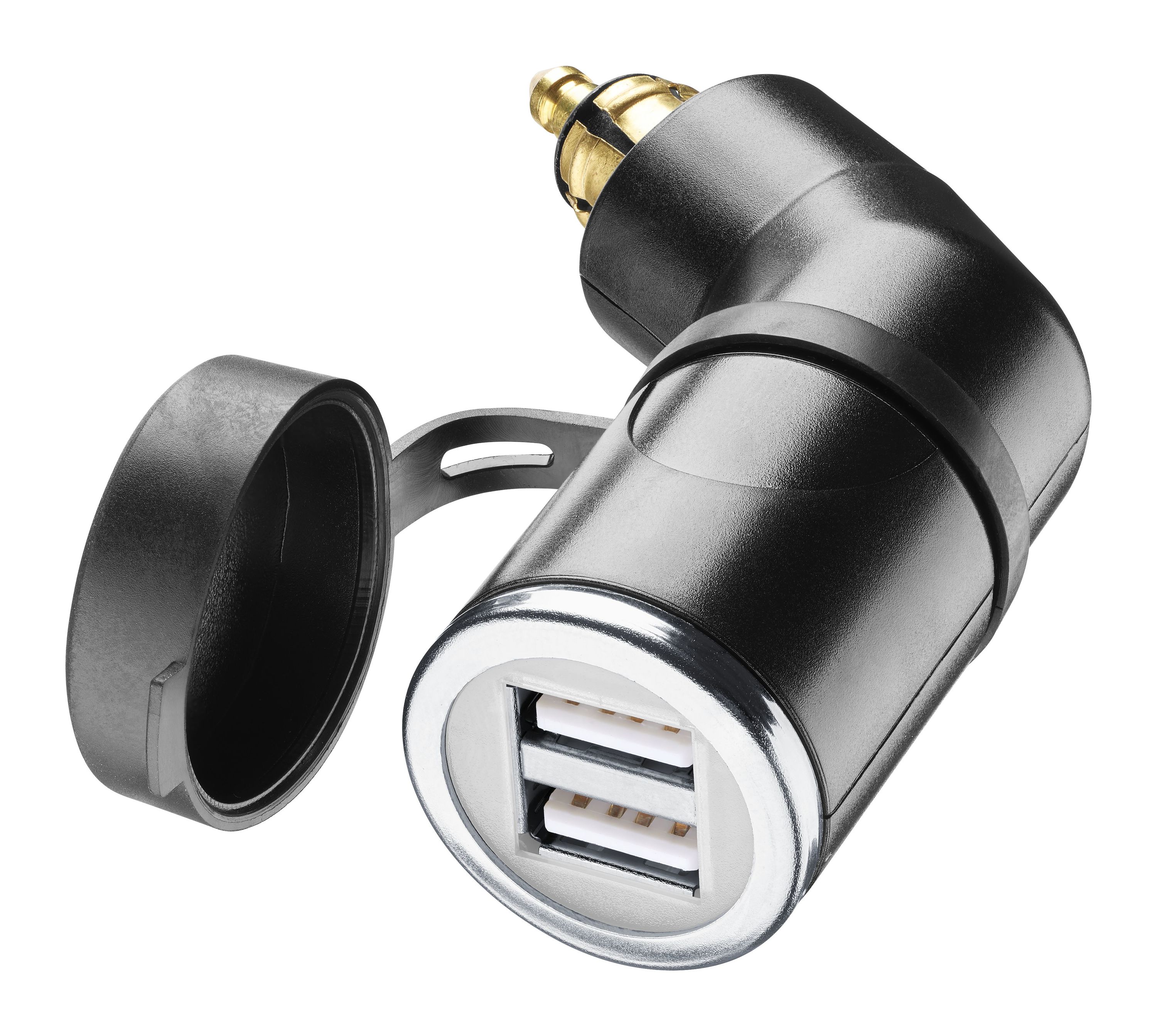 DIN-DOUBLE USB ADAPTER, Charge and utility