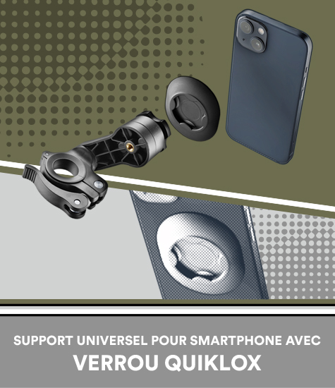 Support Téléphone Interphone Master Universal 5,8 Noir - Garantie
